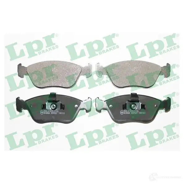 Тормозные колодки, комплект LPR 05p827 5SP827 2 1492 1719994