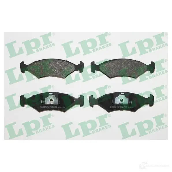 Тормозные колодки дисковые, комплект LPR 1719448 5SP233 207 53 05P233 изображение 0