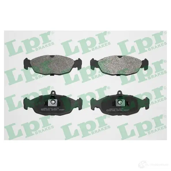 Тормозные колодки дисковые, комплект LPR 05P599 21353 1719769 205 47