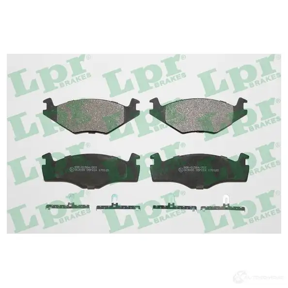 Тормозные колодки дисковые, комплект LPR 05P224 2 0887 20888 1719439