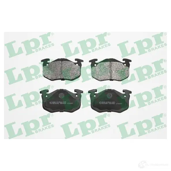 Тормозные колодки дисковые, комплект LPR 5SP484 206 34 1719677 05P484