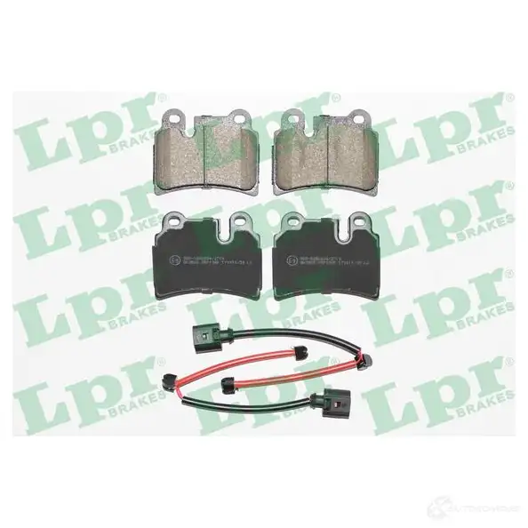 Тормозные колодки дисковые, комплект LPR 240 97 1718858 05P1380 5SP1380