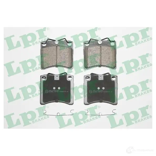 Тормозные колодки дисковые, комплект LPR 05P437 20652 1719628 20 195