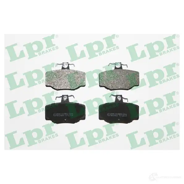 Тормозные колодки дисковые, комплект LPR 5SP387 1719585 05P387 21 545
