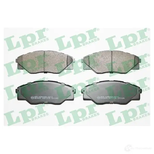 Тормозные колодки дисковые, комплект LPR 5SP1718 2 5246 1719195 05P1718 изображение 0