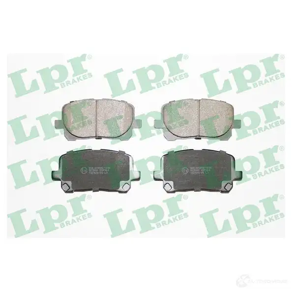 Тормозные колодки дисковые, комплект LPR 5SP904 1720068 23 836 05P904
