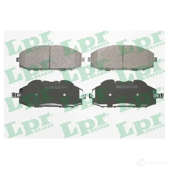 Тормозные колодки дисковые, комплект LPR 05P845 5SP845 1720011 2361 1
