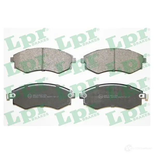 Тормозные колодки дисковые, комплект LPR 05P348 21726 217 25 1719554 изображение 0