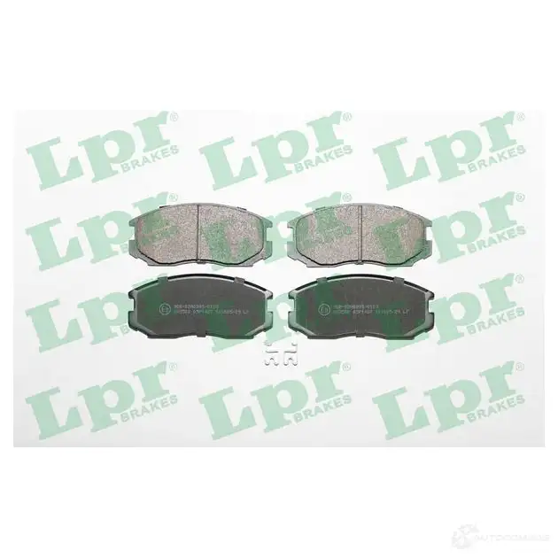 Тормозные колодки дисковые, комплект LPR 216 50 05P1427 5SP1427 1718907