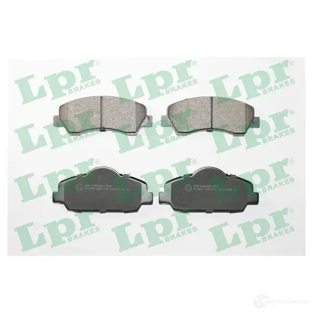 Тормозные колодки дисковые, комплект LPR 25251 1719248 2525 0 05P1770