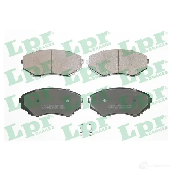 Тормозные колодки дисковые, комплект LPR 5SP570 1719749 235 15 05P570