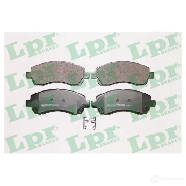Тормозные колодки дисковые, комплект LPR 1718485 5SP1025 05P1025 2 3780