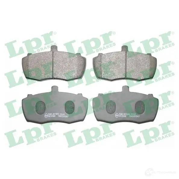 Тормозные колодки дисковые, комплект LPR 5SP261 05P261 1719470 20 904 изображение 0