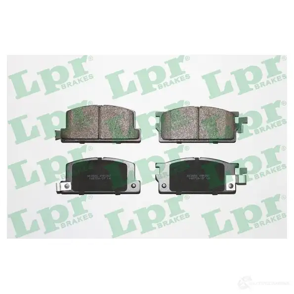 Тормозные колодки дисковые, комплект LPR 21255 05P287 2 1254 1719495 изображение 0