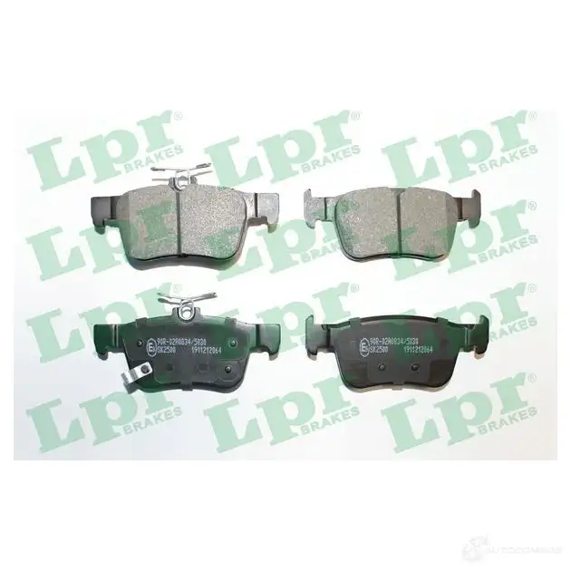 Тормозные колодки дисковые, комплект LPR J5 BW6F 05P2064 1437565984