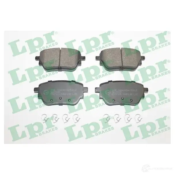 Тормозные колодки дисковые, комплект LPR 2T NMLQ 05P2132 1437565979