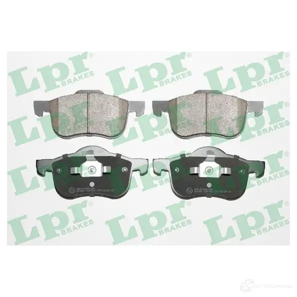 Тормозные колодки дисковые, комплект LPR 05P704 23073 1719876 2307 2