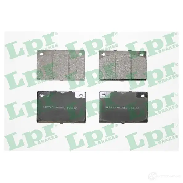 Тормозные колодки дисковые, комплект LPR 1720080 Q8ANW1 05P918 5SP 918