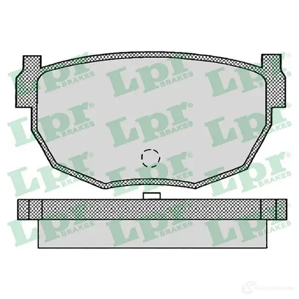 Тормозные колодки дисковые, комплект LPR 5SP945 05P945 21 122 1720103 изображение 0