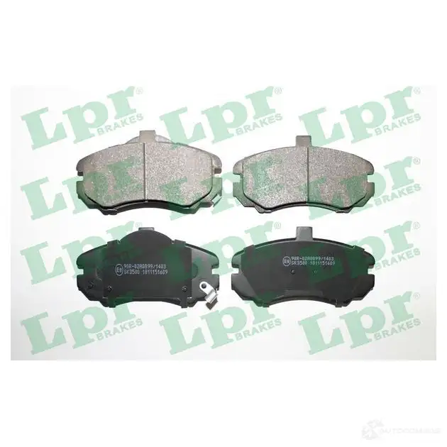 Тормозные колодки дисковые, комплект LPR 24373 05P1609 24 369 1719100 изображение 0