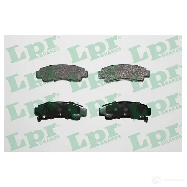 Тормозные колодки дисковые, комплект LPR 21735 2 1734 1718446 05P088 изображение 0