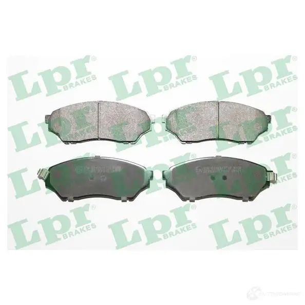 Тормозные колодки дисковые, комплект LPR 05P819 2 3487 1719986 5SP819