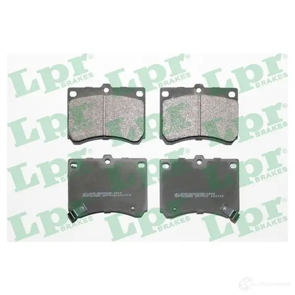Тормозные колодки дисковые, комплект LPR 05P510 1719701 215 39 21540