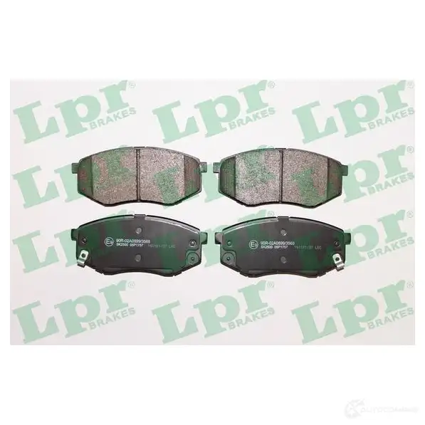 Тормозные колодки дисковые, комплект LPR 251 87 1719235 25188 05P1757