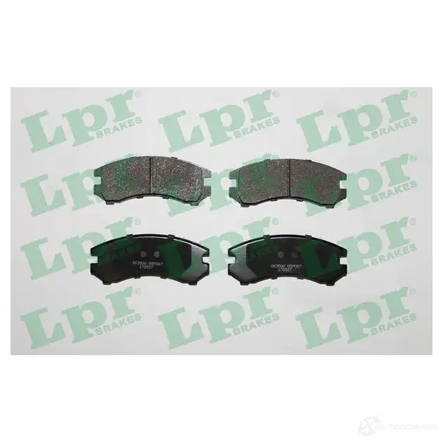 Тормозные колодки дисковые, комплект LPR 1718445 21 344 5SP087 05P087