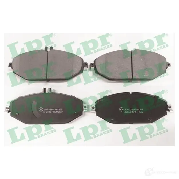 Тормозные колодки дисковые, комплект LPR W EQ2H6 05P2037 1437573291 изображение 0