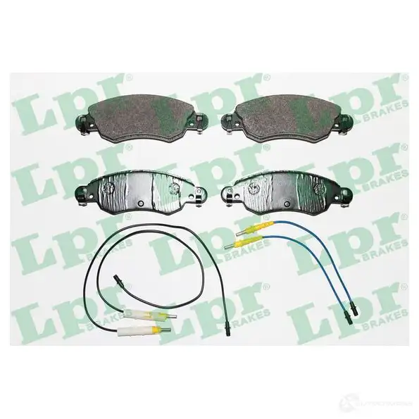 Тормозные колодки дисковые, комплект LPR 05P792 23 276 1719962 5SP792