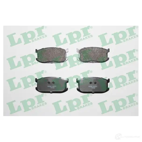 Тормозные колодки дисковые, комплект LPR 5SP253 05P253 2 0760 1719464