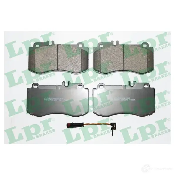 Тормозные колодки дисковые, комплект LPR 05P1592A 1719080 24 976 5SP1592A