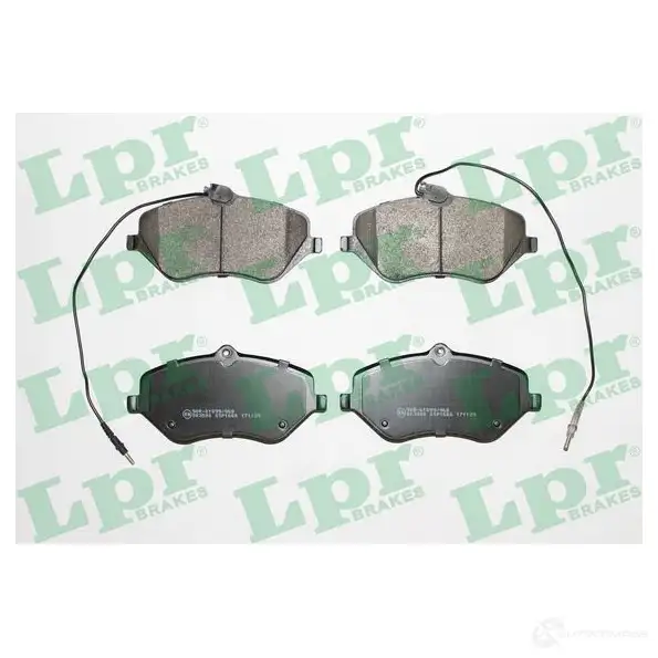 Тормозные колодки дисковые, комплект LPR 05P1666 24174 1719156 2413 3