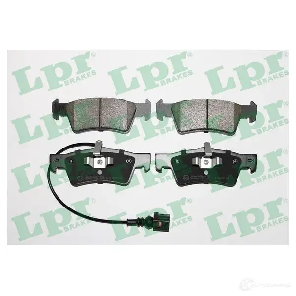 Тормозные колодки дисковые, комплект LPR 05P1284 2436 7 1718755 24368