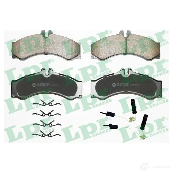Тормозные колодки дисковые, комплект LPR 05P633A 1719803 2 9076 5SP633A