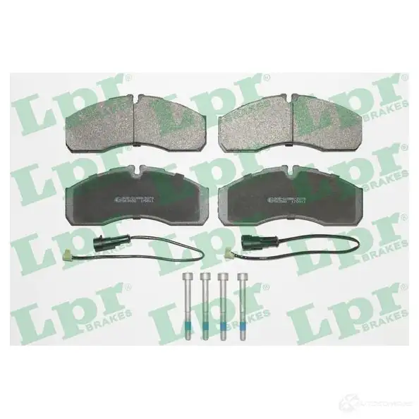 Тормозные колодки дисковые, комплект LPR 5SP1109B 29 160 1718561 05P1109B