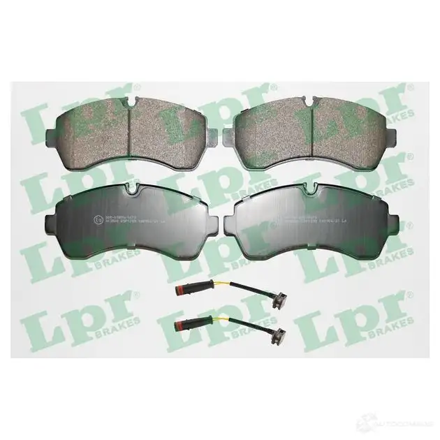 Тормозные колодки дисковые, комплект LPR 5SP1295A 1718771 05P1295A 29 200