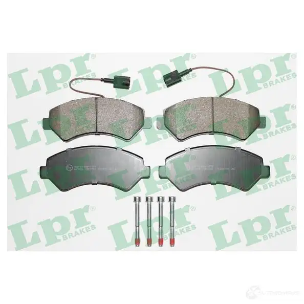 Тормозные колодки дисковые, комплект LPR 05P1721 24467 1719198 2446 6 изображение 0