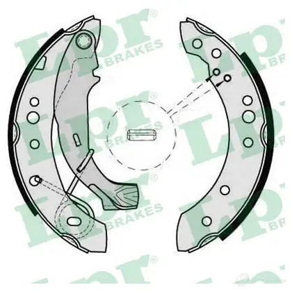 Тормозные колодки LPR 88 150 OZYZY 1720327 08150