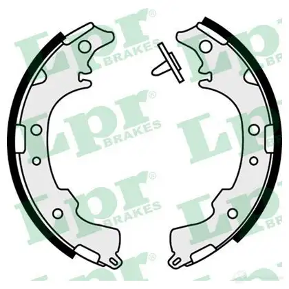 Тормозные колодки LPR W6VCYFW 07840 8 7840 1720298 изображение 0
