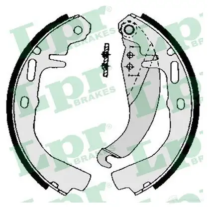 Тормозные колодки LPR EV85YLK 82 500 1718210 02500