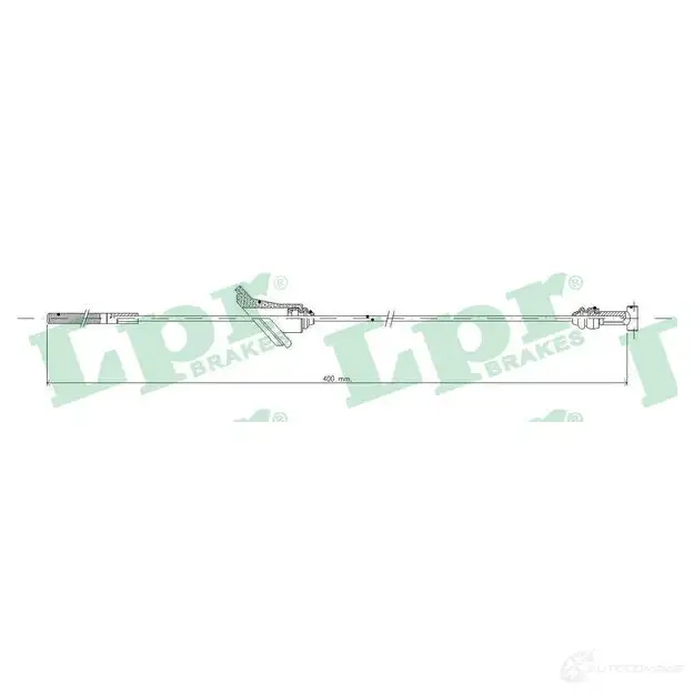 Трос ручника LPR X62BQOD C0 868B 1728201 C0868B