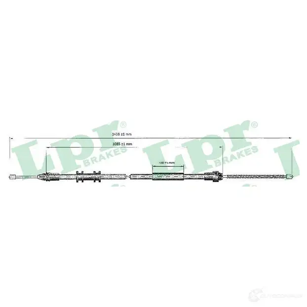 Трос ручника LPR 1728032 C06 99B BTX1W C0699B
