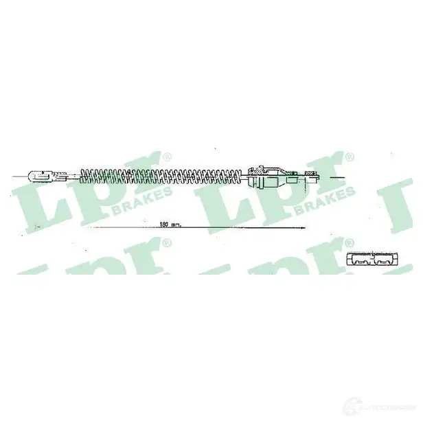 Трос ручника LPR 1728718 C1350 B O0J5M6M C1350B изображение 0