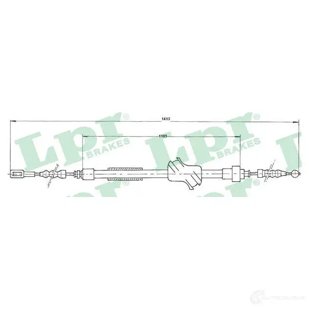 Трос ручника LPR 1728864 FAQXJ C15 02B C1502B изображение 0