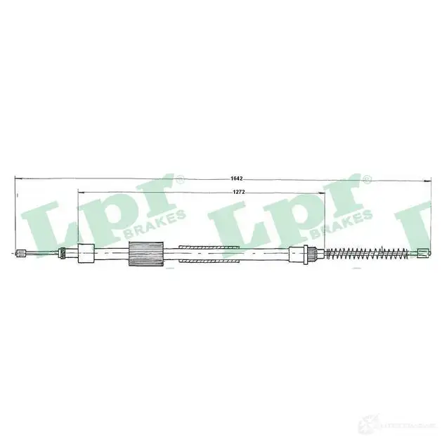 Трос ручника LPR C012 5B C0125B KAI2V8W 1726921 изображение 0