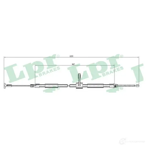 Трос ручника LPR C0189B C01 89B 1RTA1 1727096