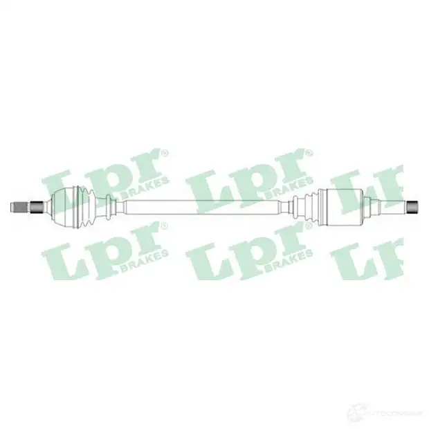 Приводной вал LPR 106PBI 1729257 DS160 38 DS16038 изображение 0