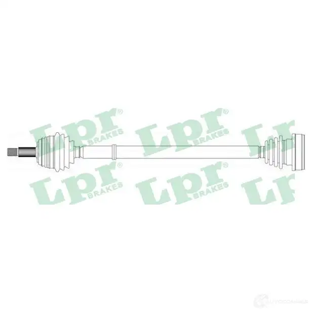 Приводной вал LPR 9T23K3J 1729850 DS51006 DS51 006 изображение 0